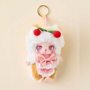 Liila’s Chef Kitten Bag Charm - Cherry Toast Bread